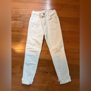 Levi’s Distressed High Rise Skinny Ankle Jeans